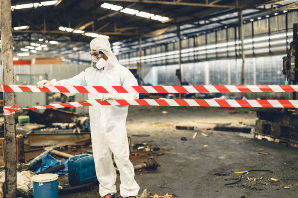 Professional Infectious Disease Decontamination technician working in Pullman, MI